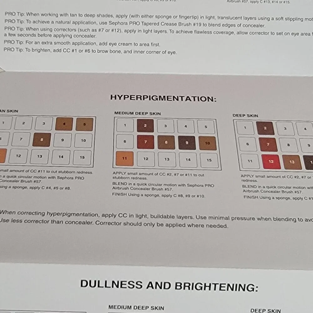 Sephora Pantone Universe Correct and Conceal Medium to Dark Palette NIB